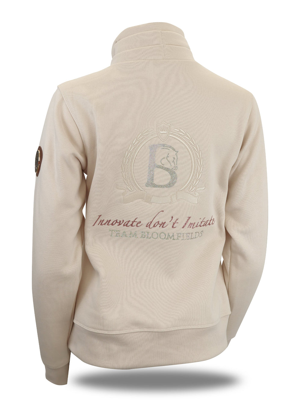 Sade in Winter White with Quarter Zip Top
