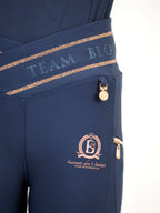 Kids Celeste Navy Crystal leggings